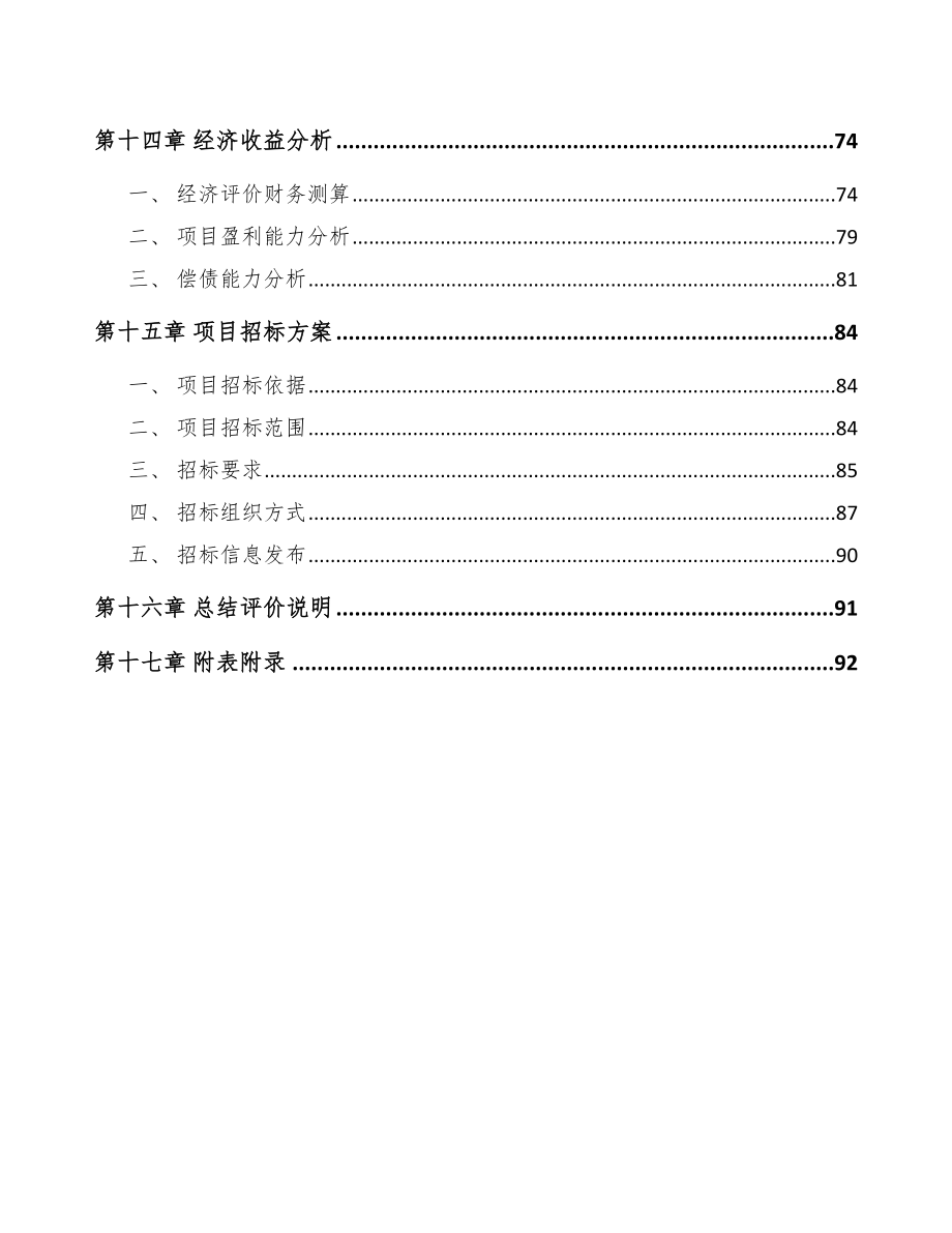 兰州冒口项目可行性研究报告_第5页