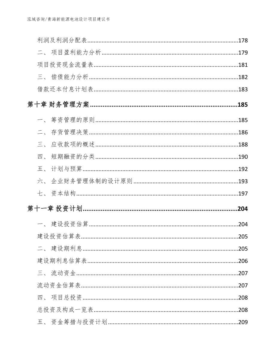 青海新能源电池设计项目建议书【模板范文】_第5页