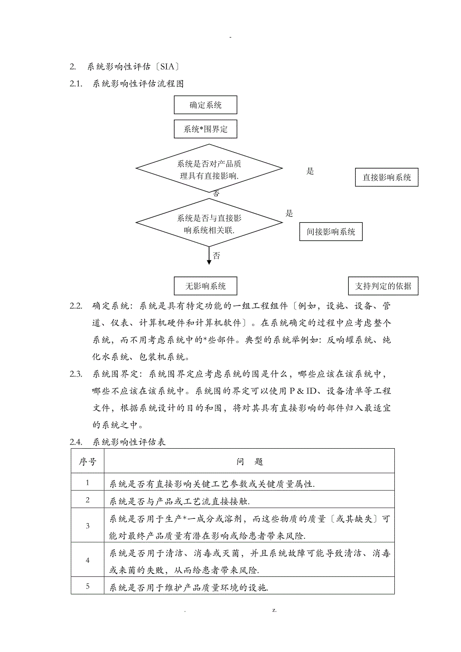 系统影响性评估与部件关键性评估管理规程_第2页