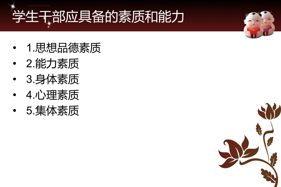 学生干部应具备的素质和能力ppt课件_第3页