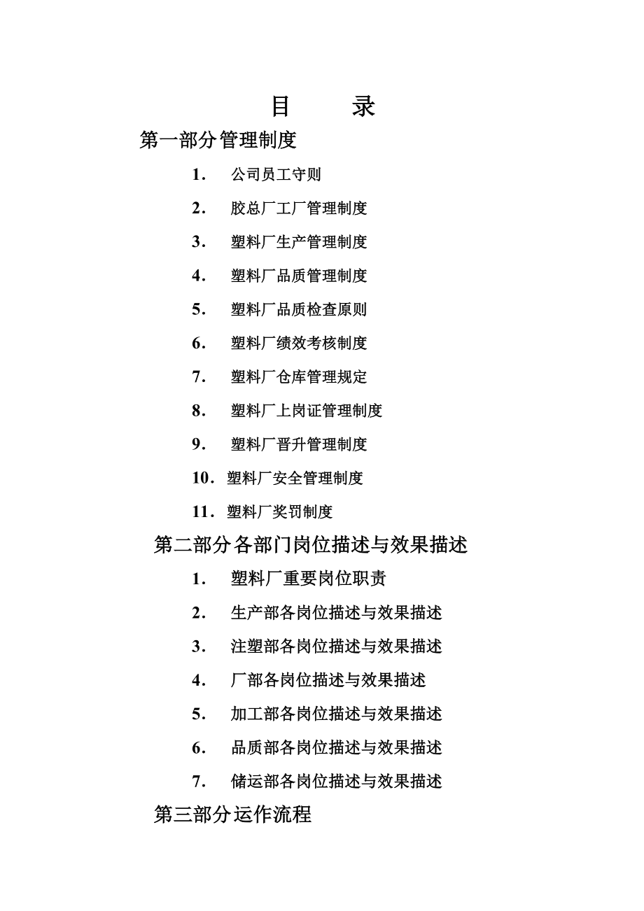 塑料厂员工标准手册_第1页