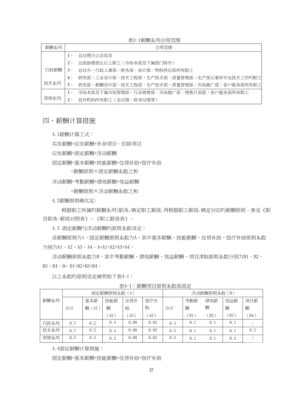 软件公司薪酬制度范文_第2页