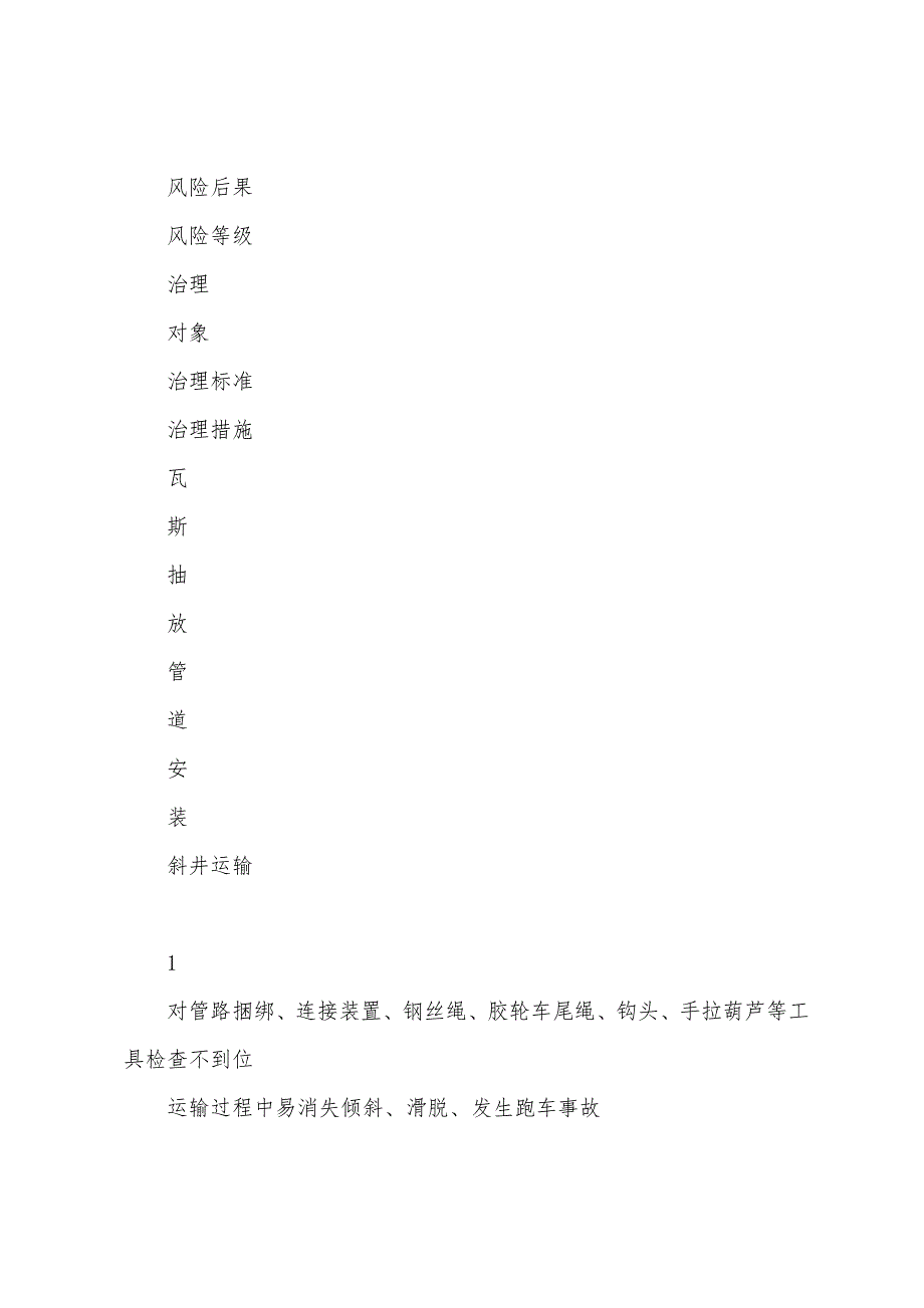 瓦斯抽放工程斜风井管道安装安全技术措施.docx_第2页