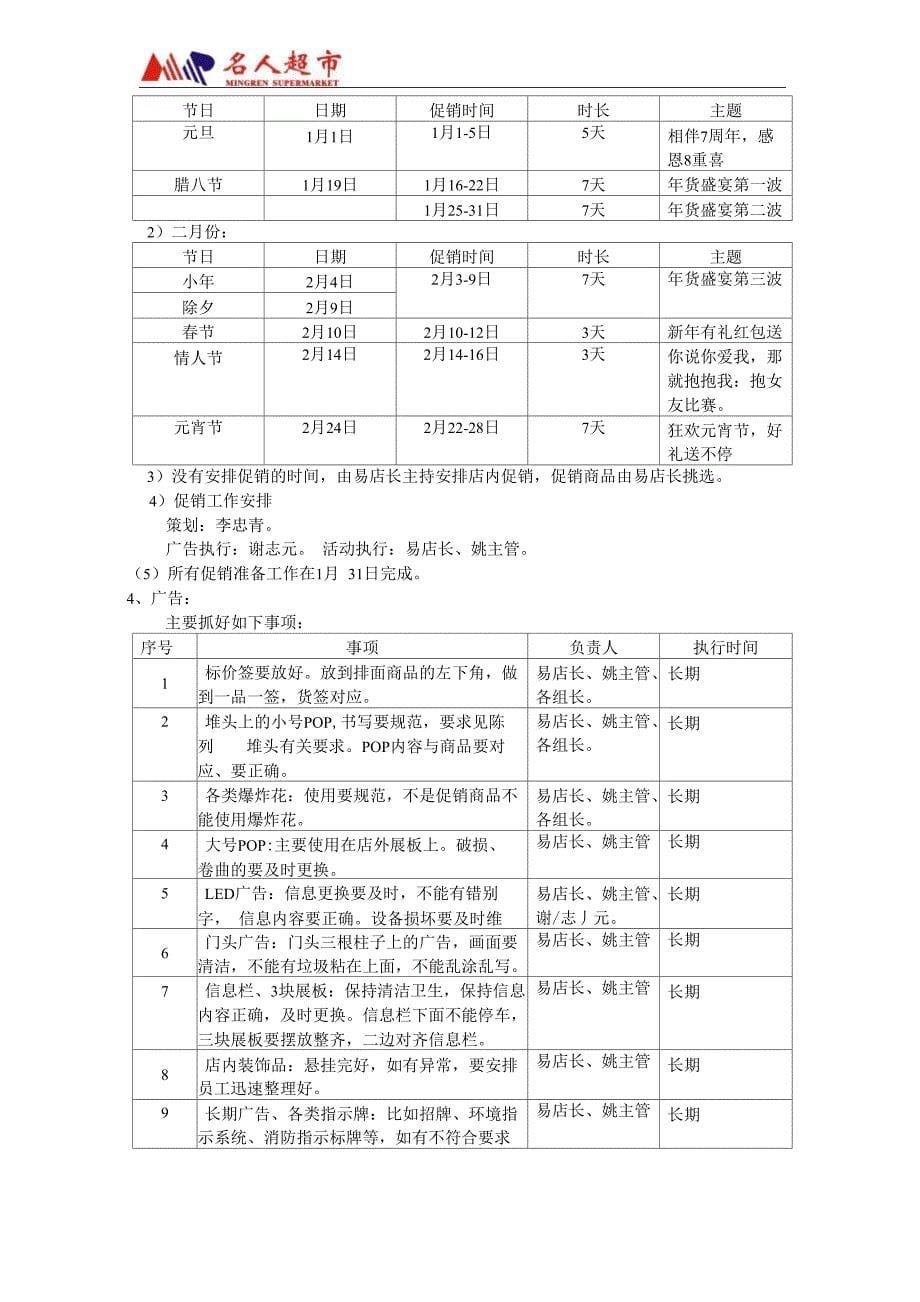 春节前后销售工作计划_第5页