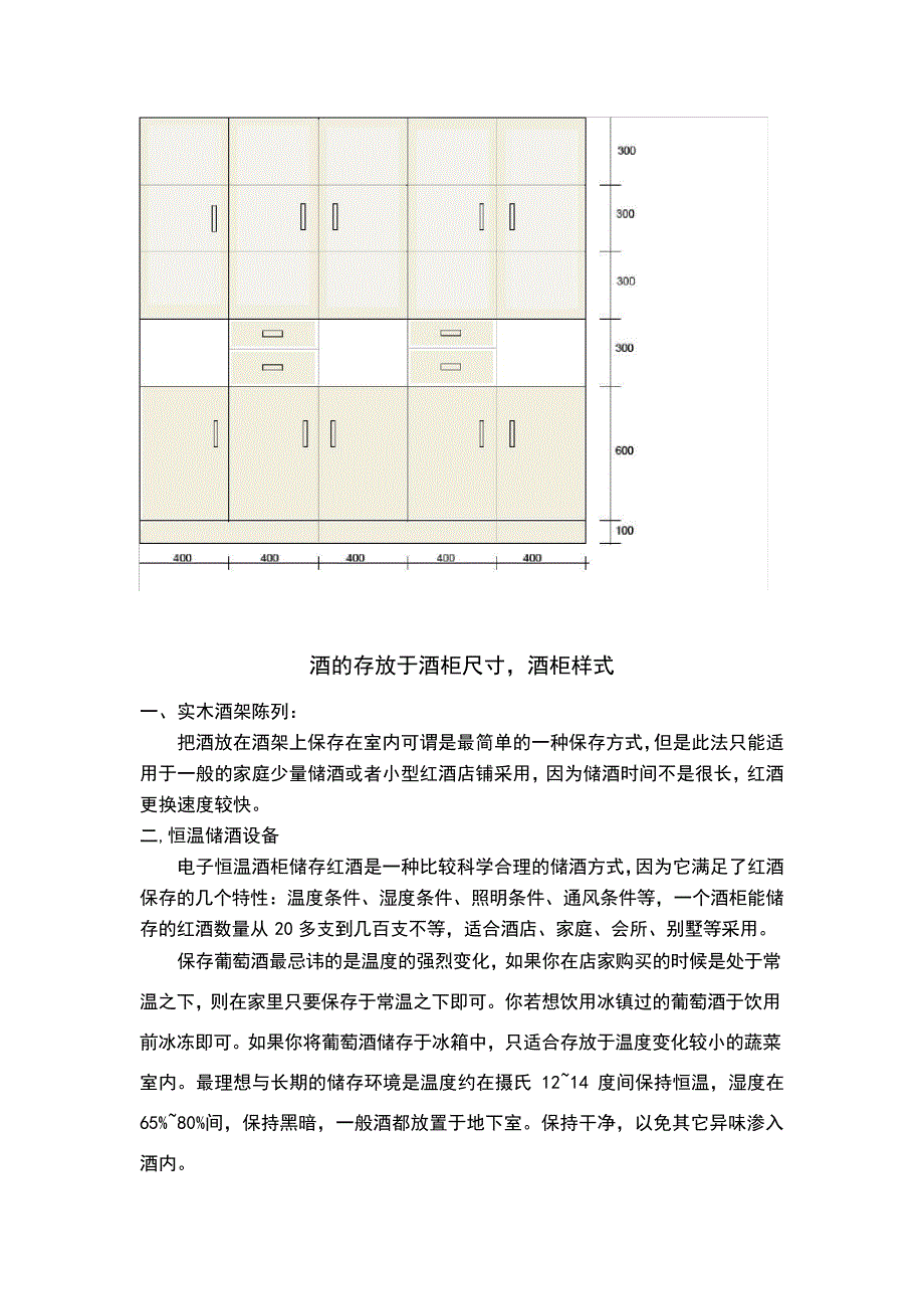 书柜、衣柜、酒柜设计尺寸_第2页