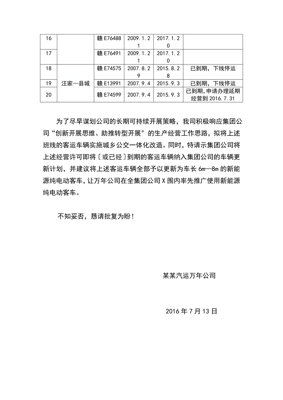 纯电动客车经营项目的得可行性地报告材料公车经营_第2页