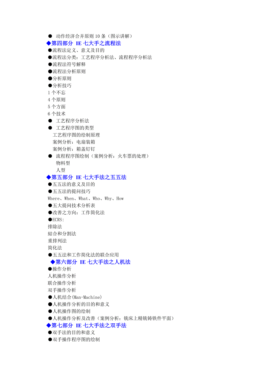 丁展鹏-生产现场精细化管理课程大纲.doc_第4页