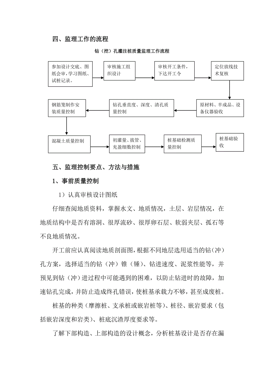 公路升级改造项目钻孔灌注桩首件工程监理实施细则_第4页