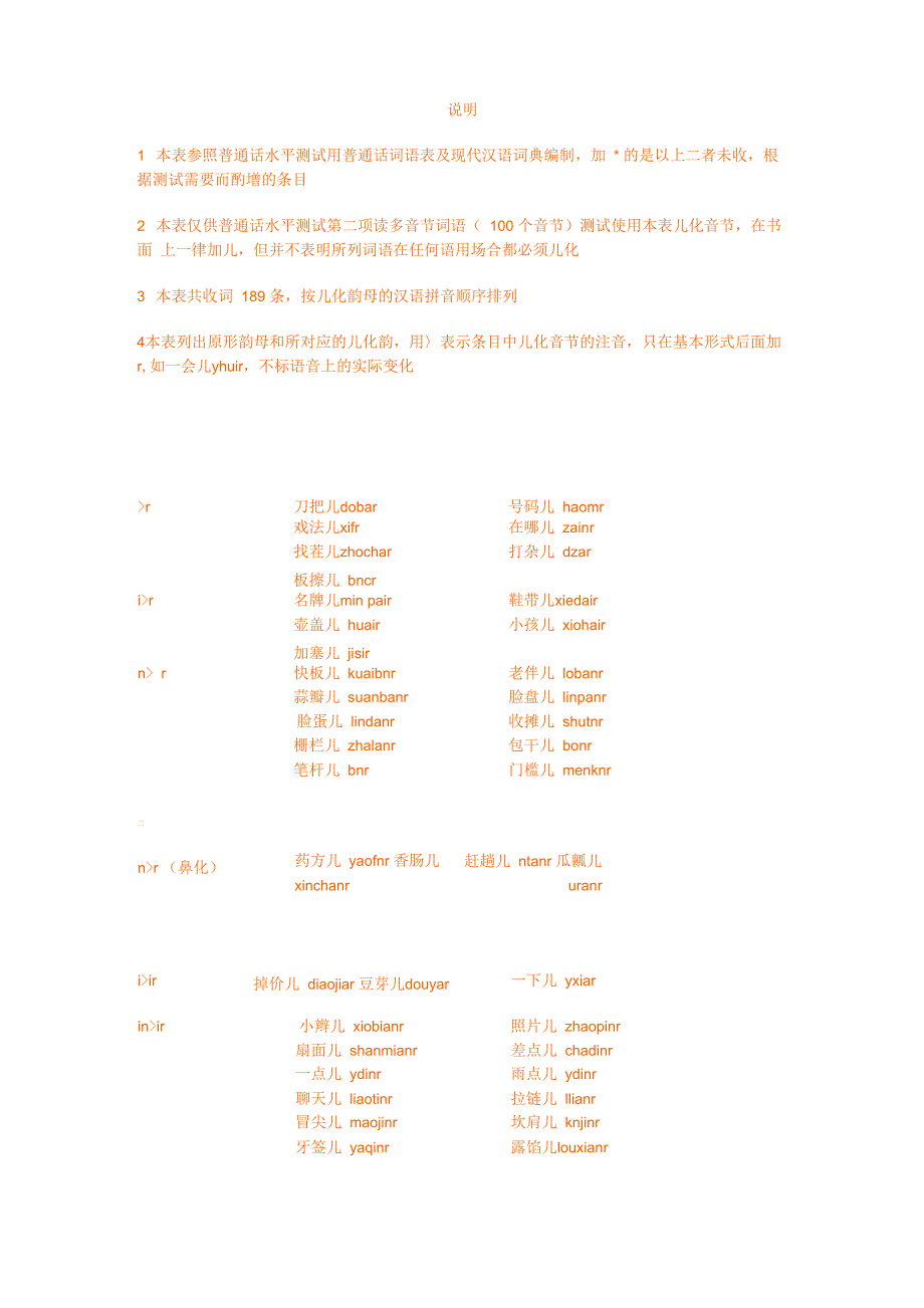 儿化词语表注音(新大纲)_第1页