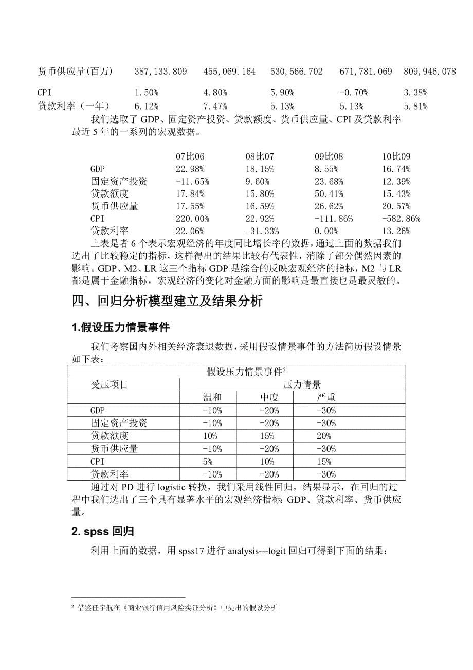 基于压力测试对商业银行信用风险的研究.doc_第5页