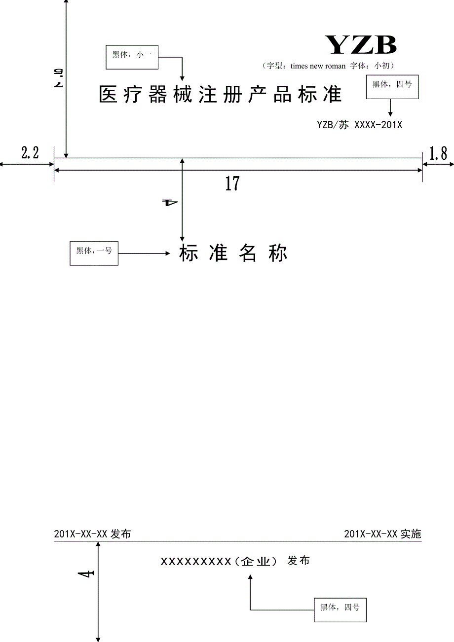 江苏省医疗器械注册产品标准模板_第2页