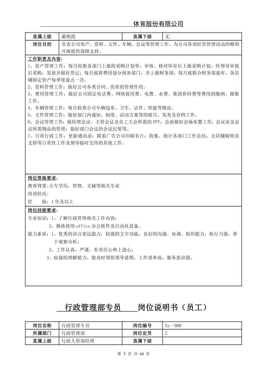 体育股份有限公司战略管理中心行政管理部系统建设_第5页