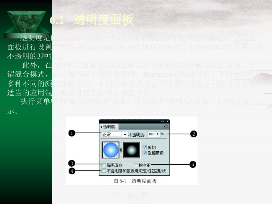 illustratorcs4实用教程电子第6章透明度外观属性图形样式和效果_第2页