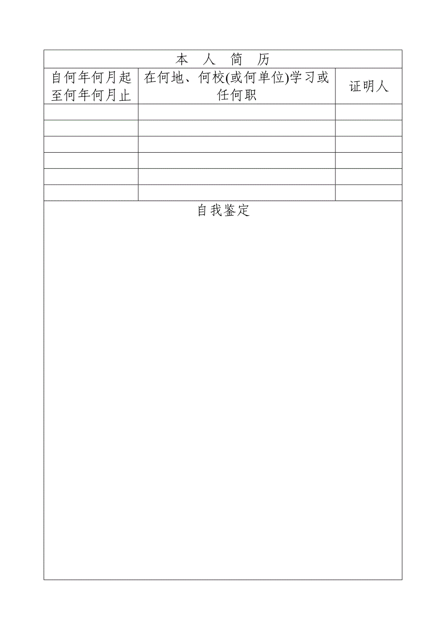 成人高等教育毕业生登记表_第3页