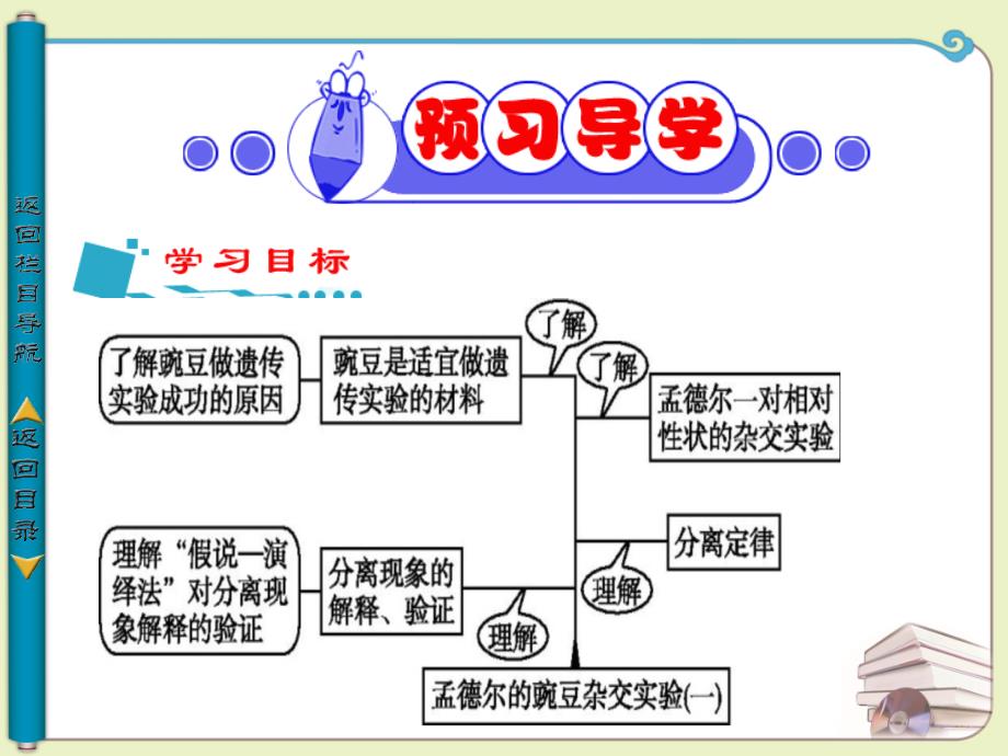 高一生物课件：第1节孟德尔豌豆杂交试验(一)(新人教版必修2)_第3页