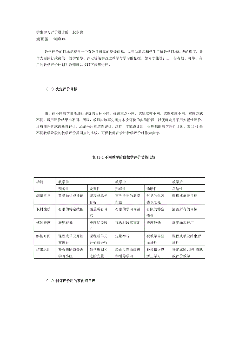 学生学习评价设计的一般步骤_第1页