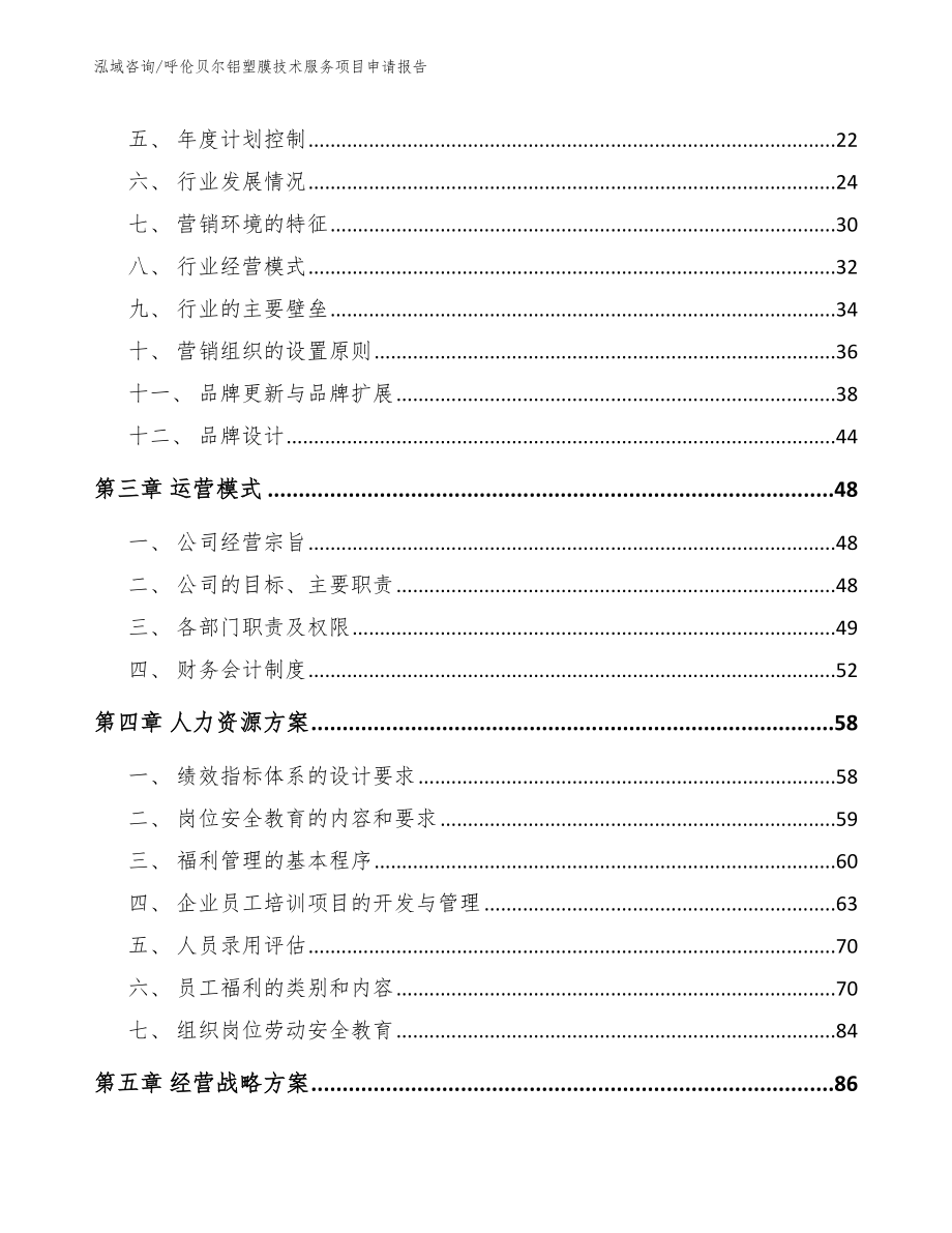 呼伦贝尔铝塑膜技术服务项目申请报告_第4页