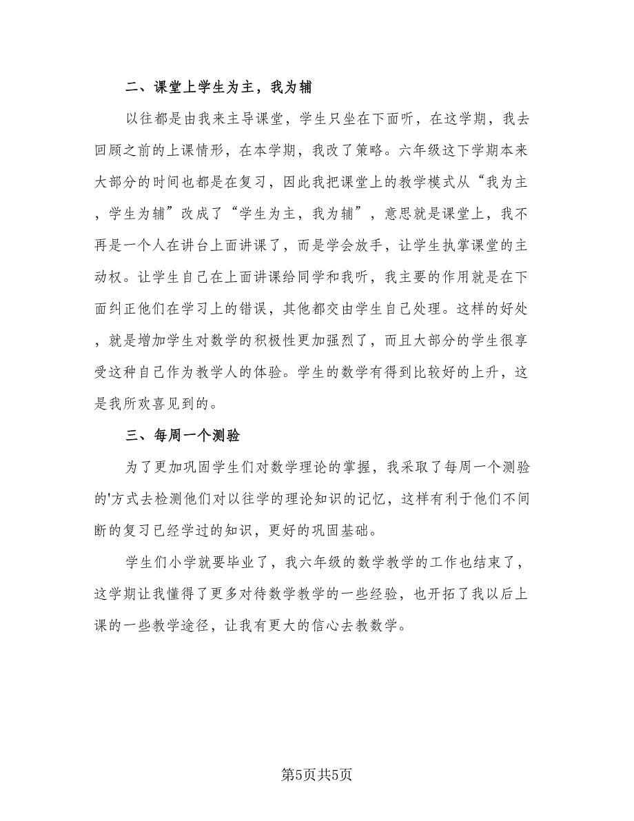 数学教师学年工作总结例文（3篇）.doc_第5页