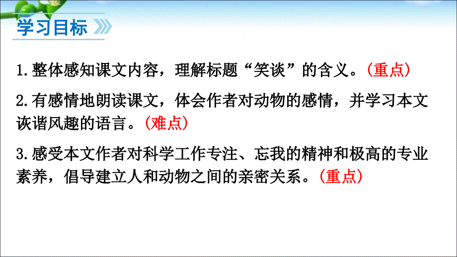 江苏省人教版七年级语文上册ppt课件：第五单元第19课动物笑谈_第2页