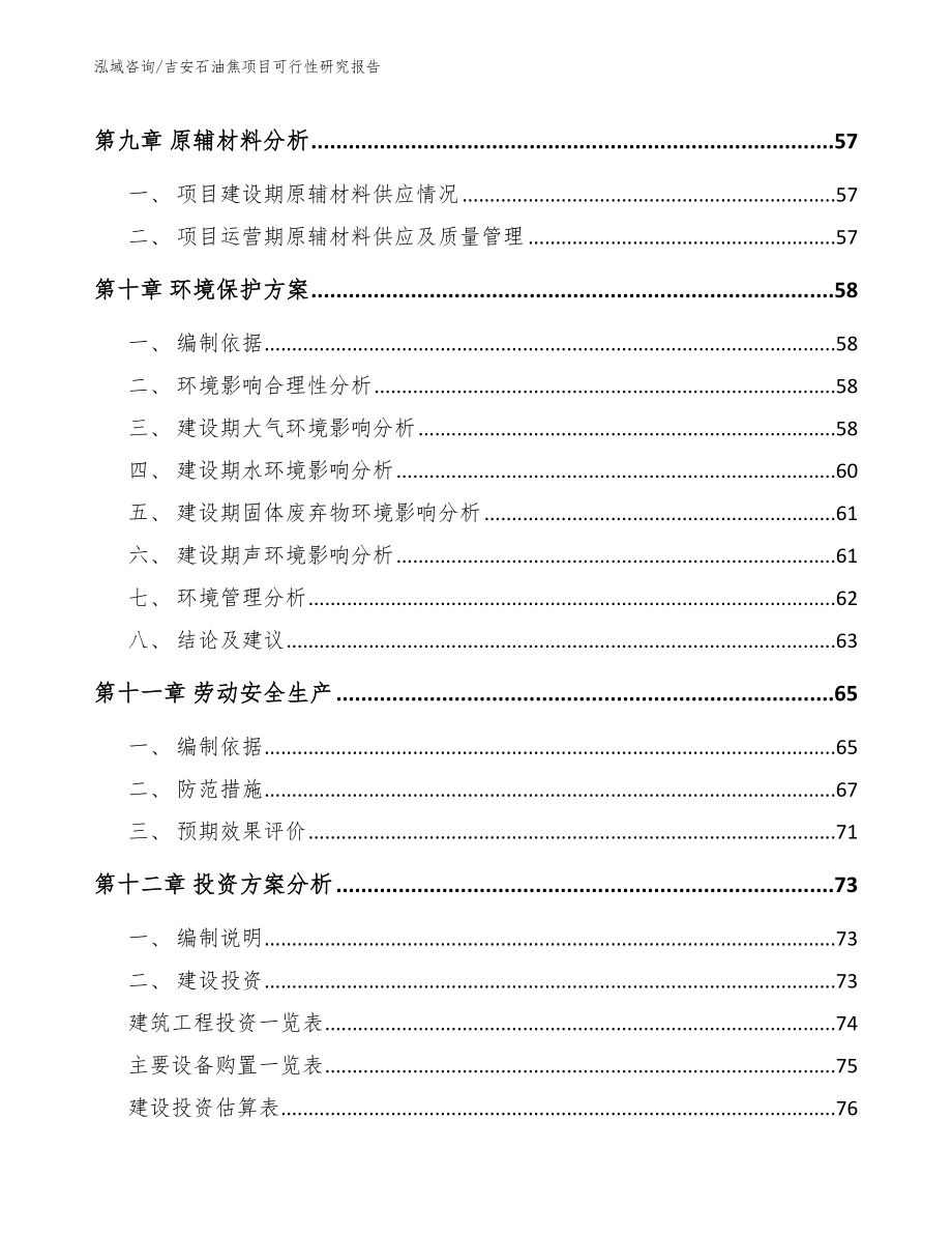 吉安石油焦项目可行性研究报告_第3页