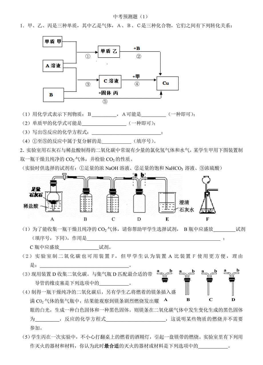 中考预测题.doc_第1页