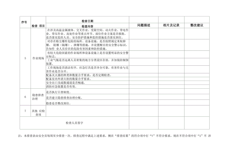 日周月排查表_第4页