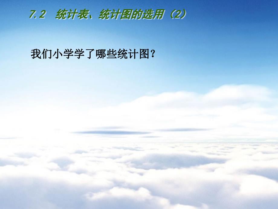 苏科版八年级数学下册：7.2统计表、统计图的选用2ppt课件_第3页