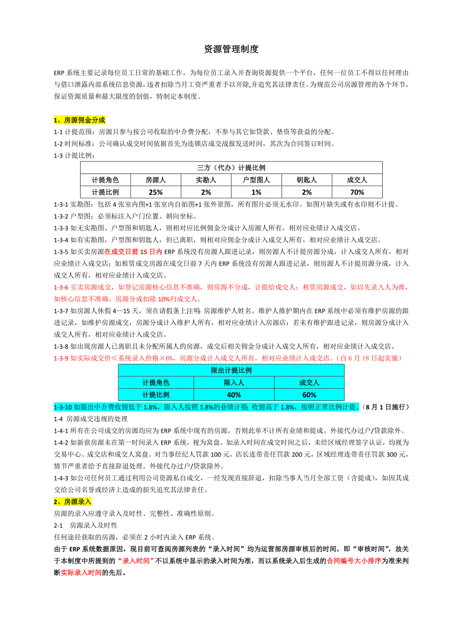 中介房源管理制度_第1页