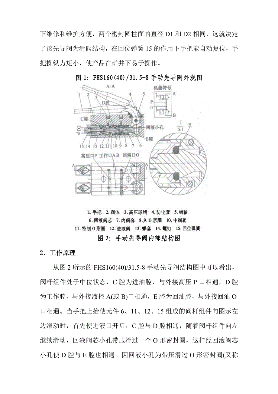 手动先导阀的开发与设计_第2页