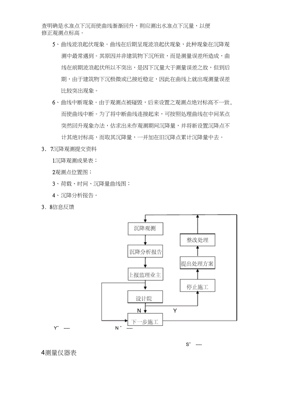 主体结构沉降观测测量施工方案_第4页