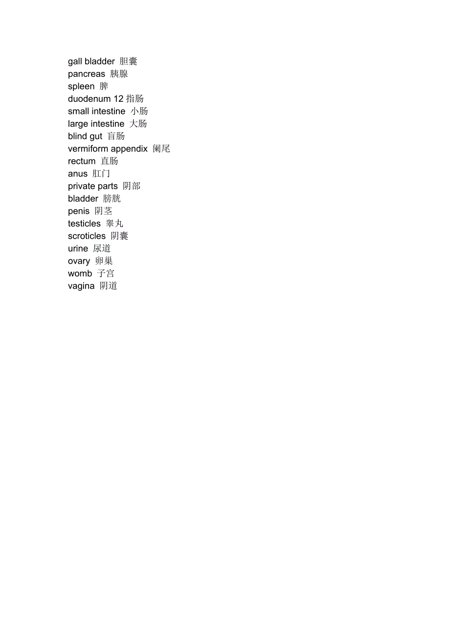 人体各部位英语单词.doc_第4页