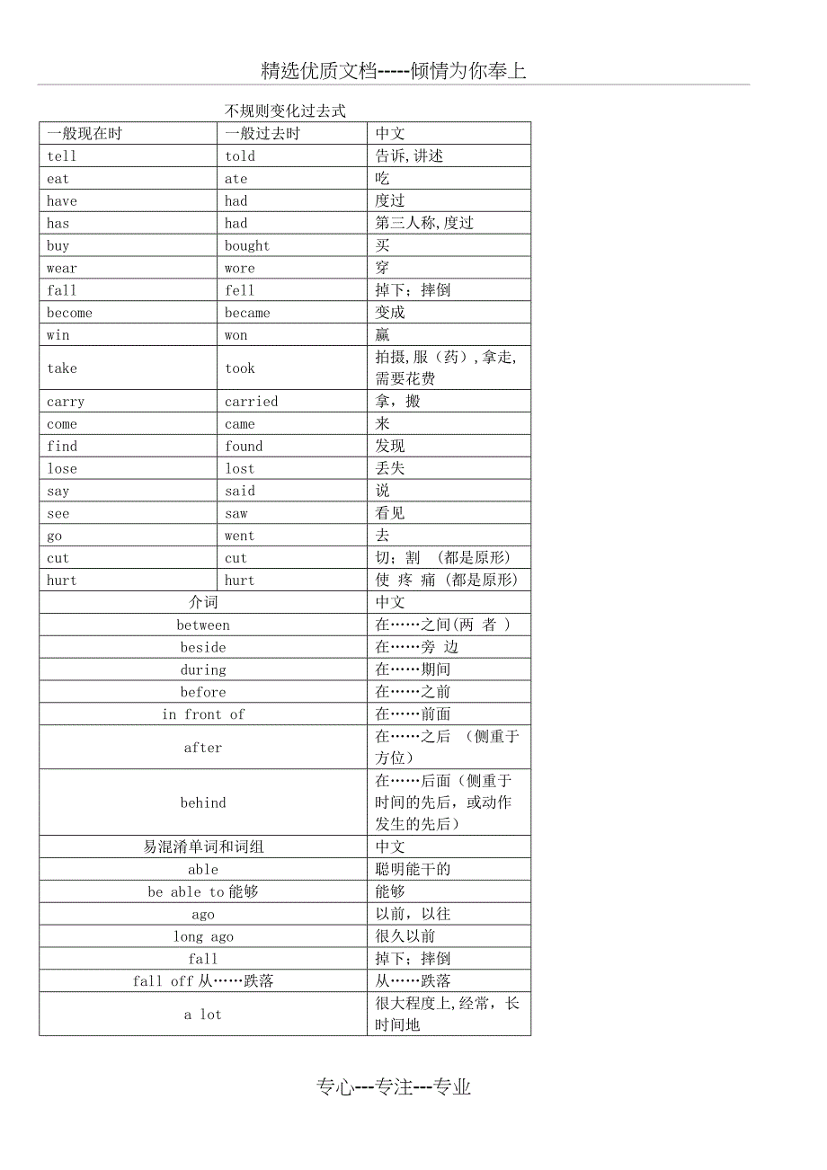 外研社四年级上册单词(一年级新起点)_第1页