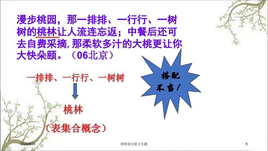 辨析病句复习专题课件_第5页