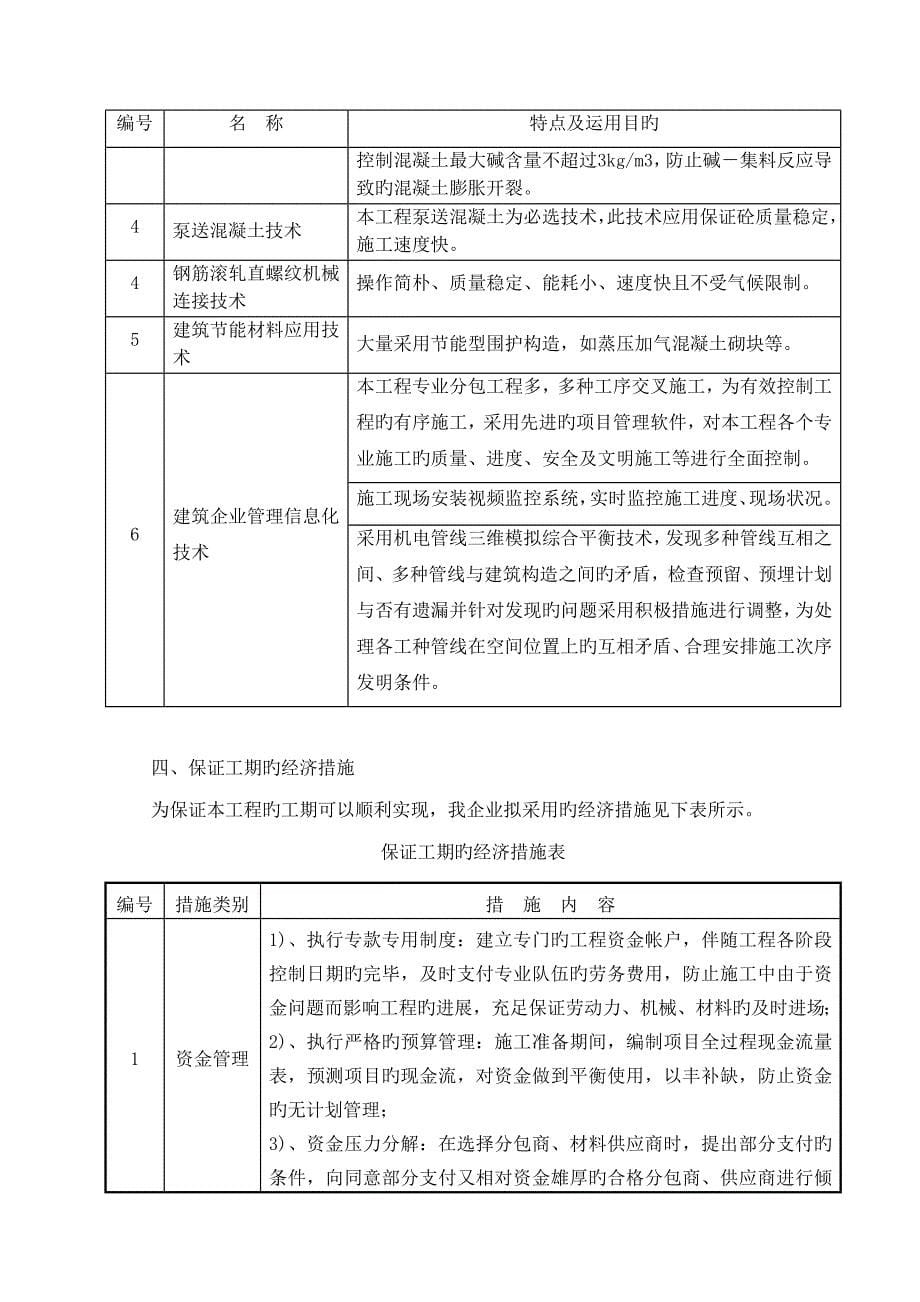 施工进度计划和各阶段进度的保证措施_第5页