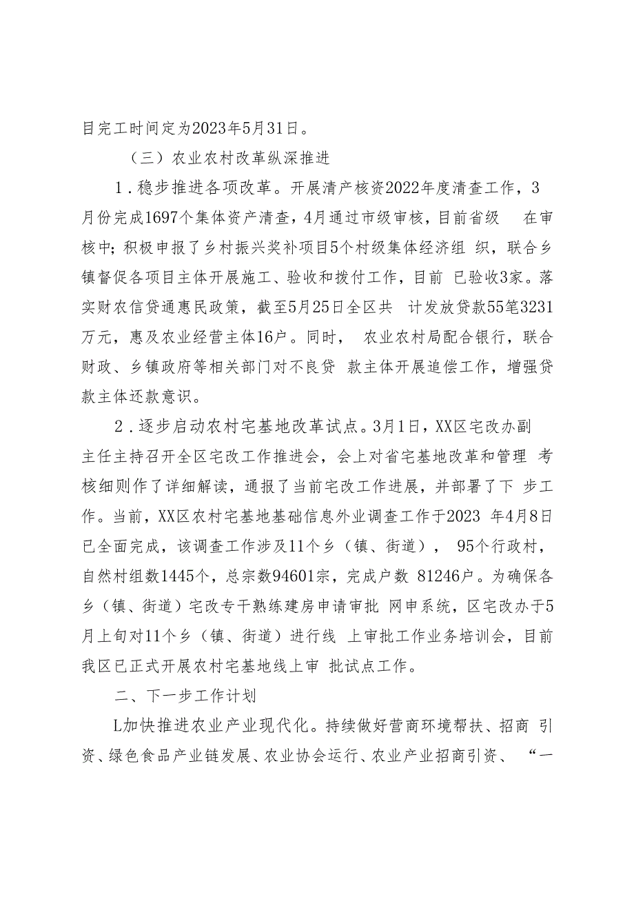 2023年XX地区农业农村局上半年工作总结_第4页