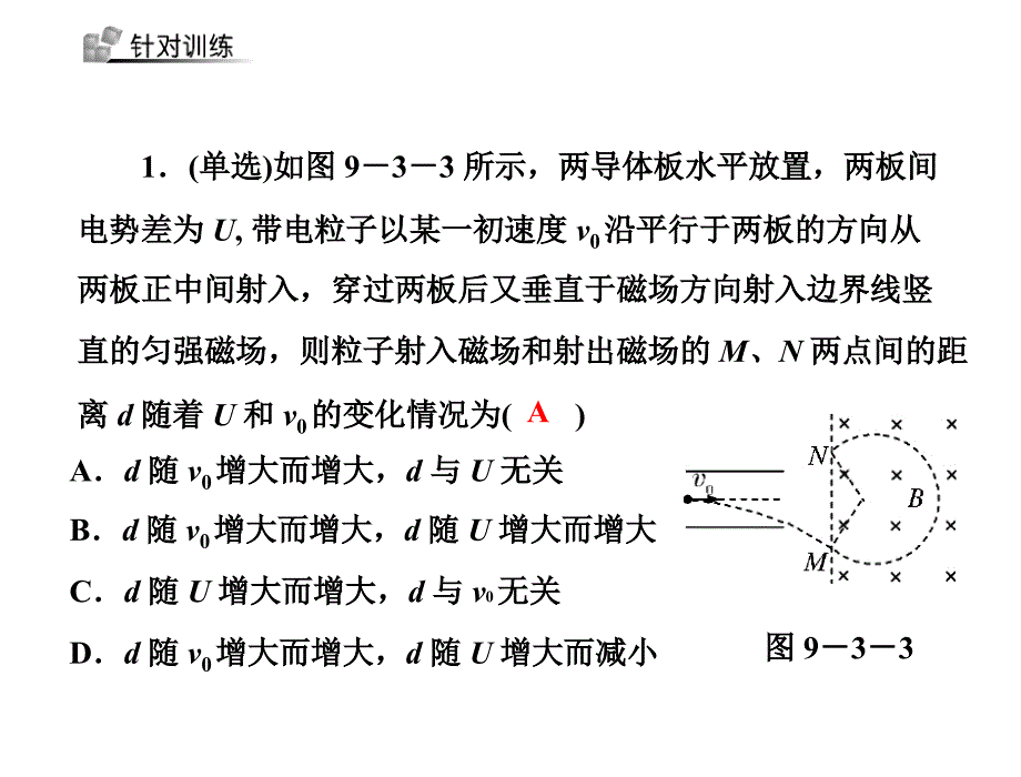 专题九第3讲带电粒子的复合场中的运动配套课件_第4页