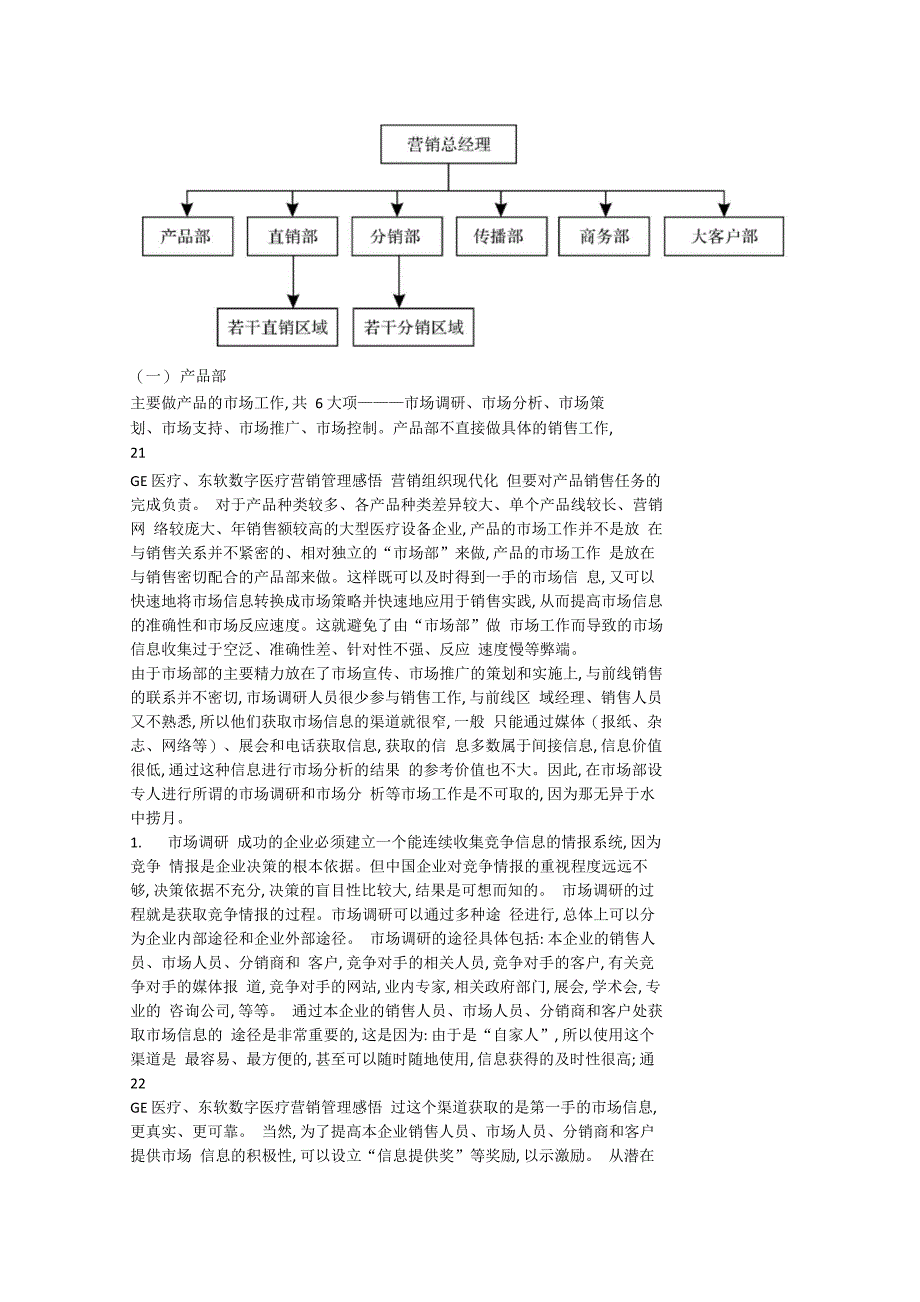 专业化营销组织结构职能_第1页