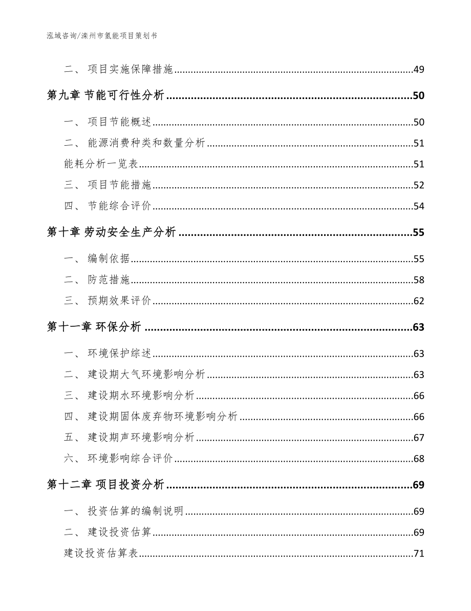 滦州市氢能项目策划书（范文）_第4页