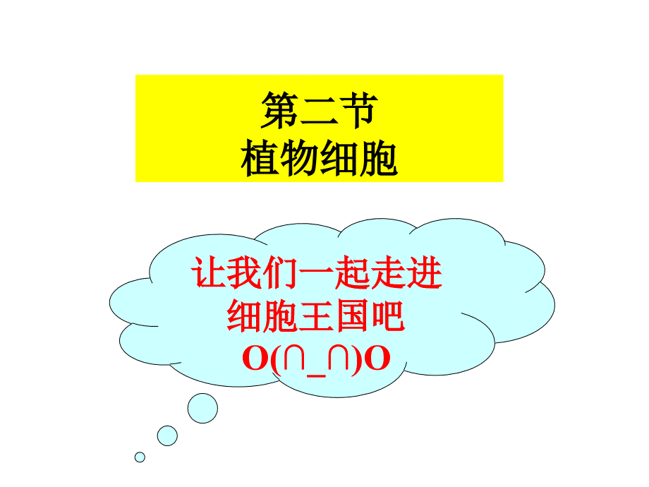 人教版七年级上册生物第二单元第一章第二节植物细胞(共24张PPT)_第3页