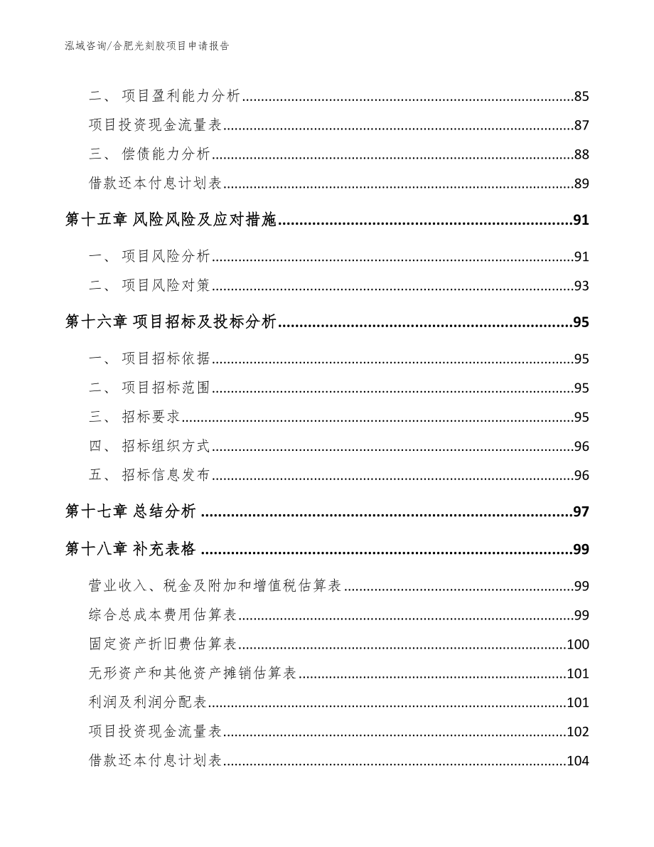 合肥光刻胶项目申请报告_第5页