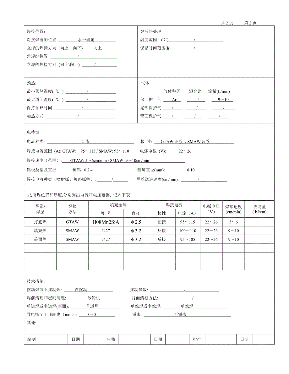 L245φ426x8管状对接焊接工艺评定（氩电联焊）_第4页