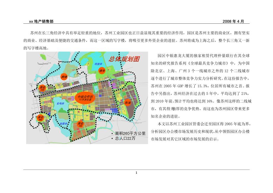 苏州工业园区办公楼市场研究报告_第2页