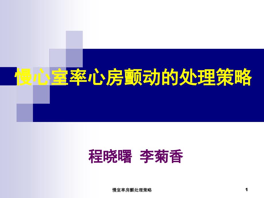 慢室率房颤处理策略课件_第1页