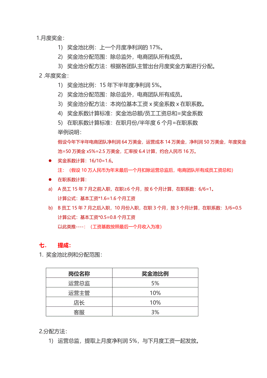 电商团队激励分配方案细则3.0 （精选可编辑）.doc_第2页