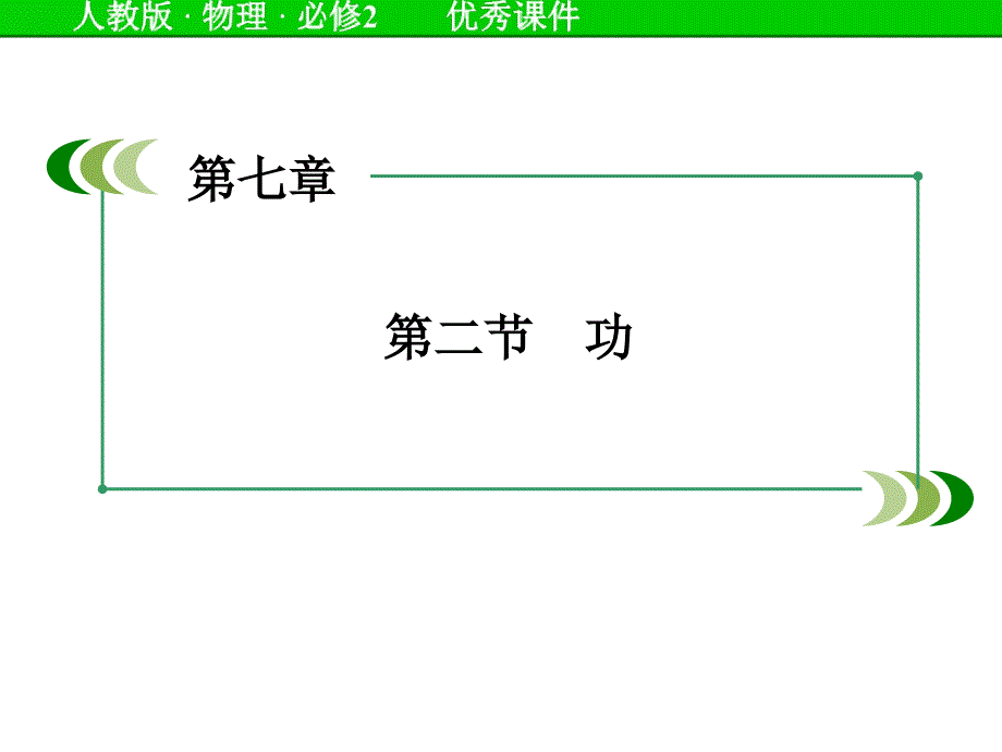 人教版2018高一物理必修二第五章7.2：功课件_第3页