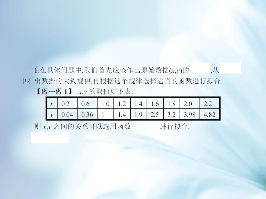 高中数学 3.1.3 可线性化的回归分析课件 北师大版选修23_第4页