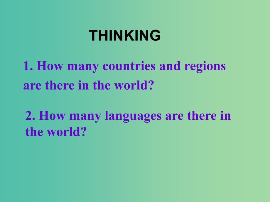 高中英语 Unit2 English around the world prereading Reading comprehending课件 新人教版必修1.ppt_第3页