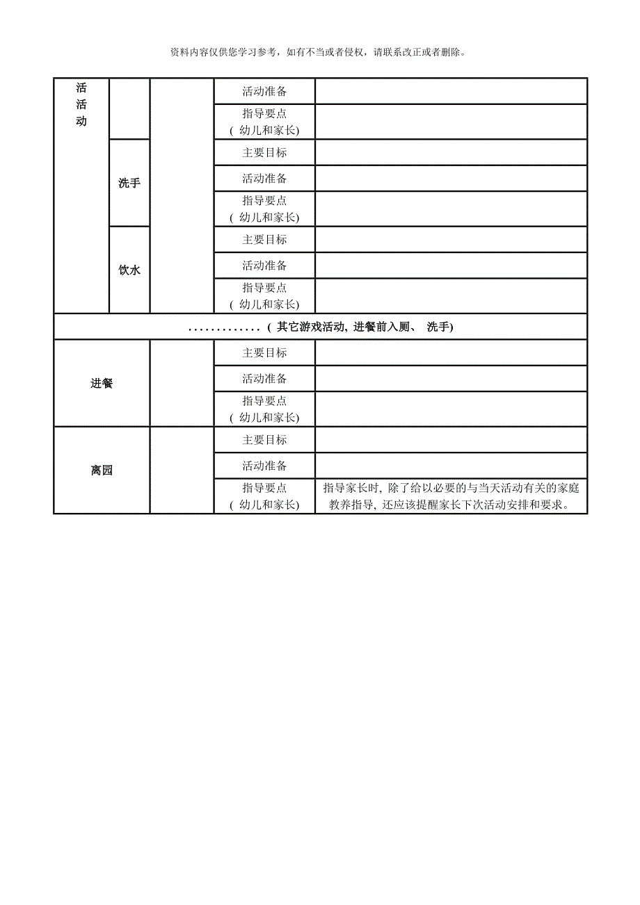 零到三岁婴幼儿保育和教育形成性考核作业二.doc_第4页