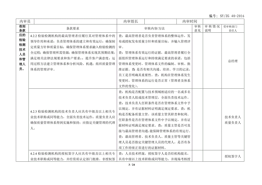 内审检查表资质认定-2016_第3页