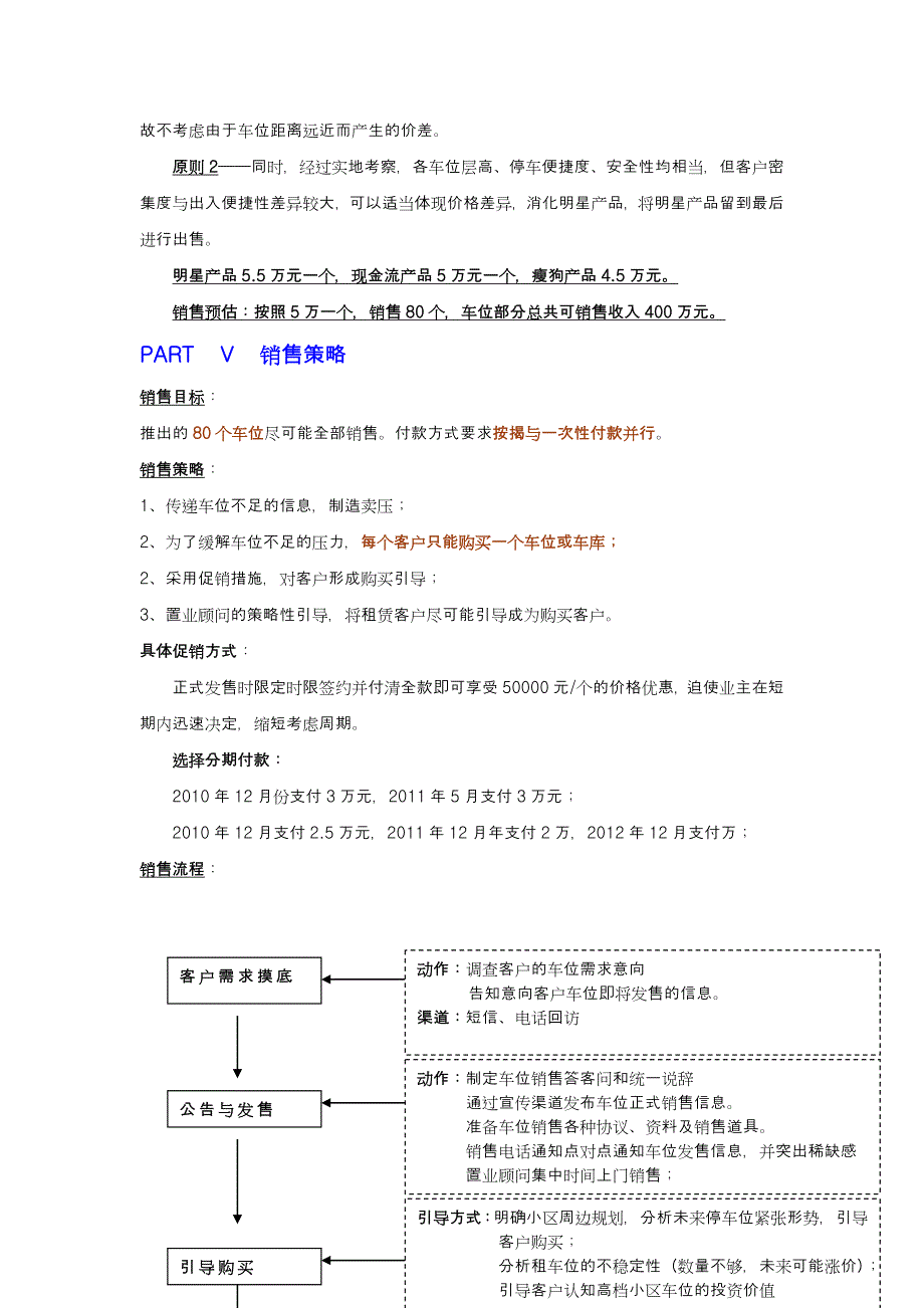 xx地下车位销售方案_第4页